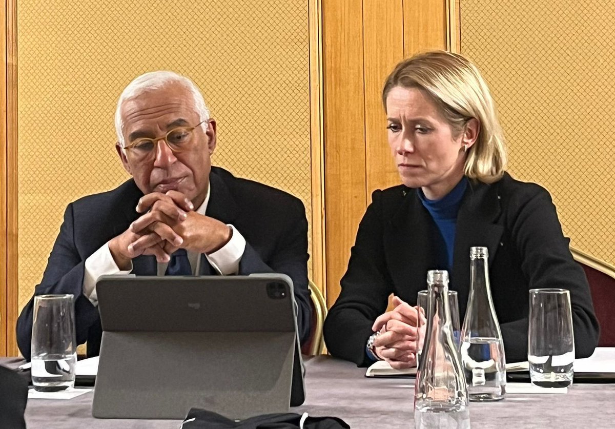 António Costa (@eucopresident) on Twitter photo Had a call with <a href="/Zourabichvili_S/">Salome Zourabichvili</a> together with <a href="/kajakallas/">Kaja Kallas</a>.
We condemn the violence against peaceful protestors.
Actions of government run counter to the will of the people. The EU stands with the people of #Georgia. Had a call with <a href="/Zourabichvili_S/">Salome Zourabichvili</a> together with <a href="/kajakallas/">Kaja Kallas</a>.
We condemn the violence against peaceful protestors.
Actions of government run counter to the will of the people. The EU stands with the people of #Georgia.
