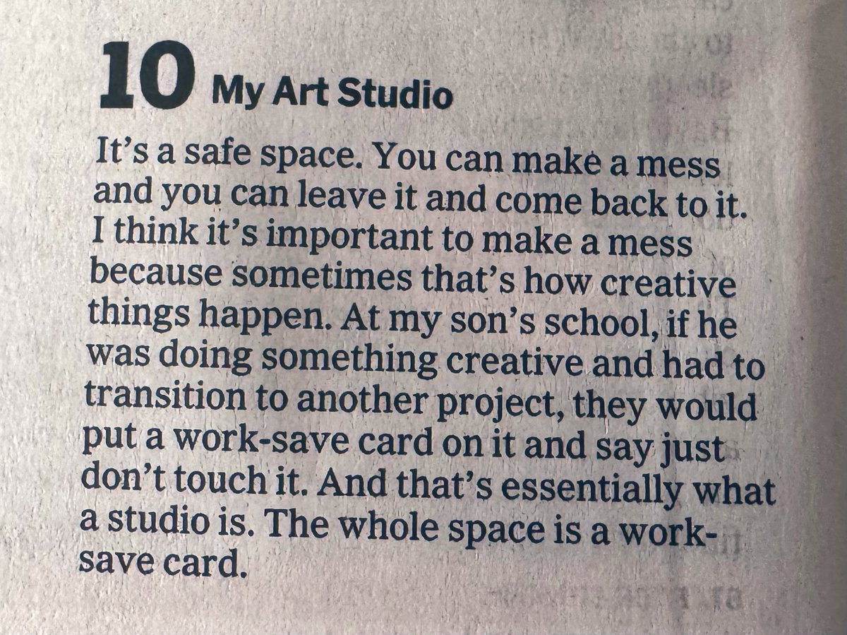 Lucy Liu on her studio and being able to make a mess