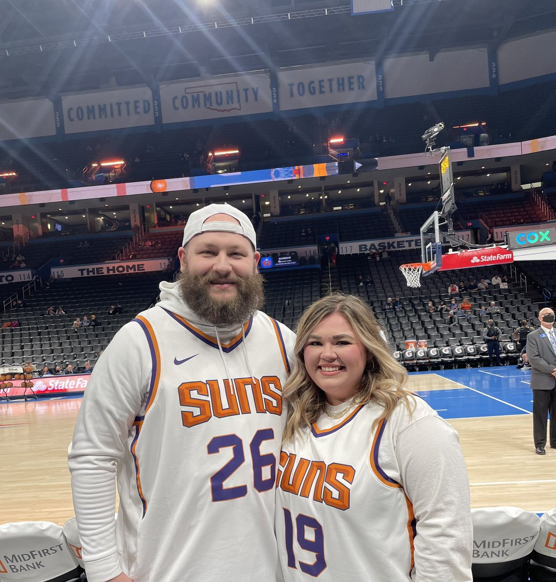 My husband and I live in KC but travel all over to see our Suns play! It would be nothing short of incredible to be there Tuesday together! Last time we were at the Footprints center for a game was for game 5 of the finals in 2021 ✨