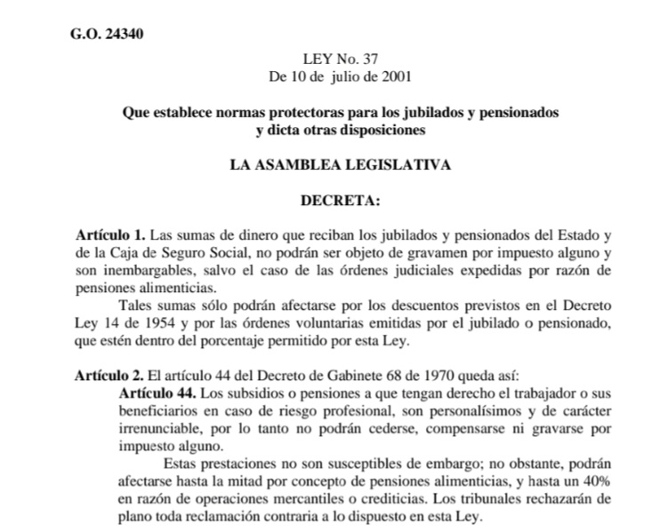 rudelarosa05's tweet photo. JUBILADOS... NO deben preocuparse por la supuesta REBAJA DE PENSIÓN en el 2025 por lo siguiente:
1. Sería acto INCONSTITUCIONAL 
2. La ley #37 del 10 julio de 2001 lo prohíbe
3. El sistema informático arcaico de la CSS crearía un CAOS mucho mayor del vivido en junio y julio 2024 https://t.co/5u5i0UBShk