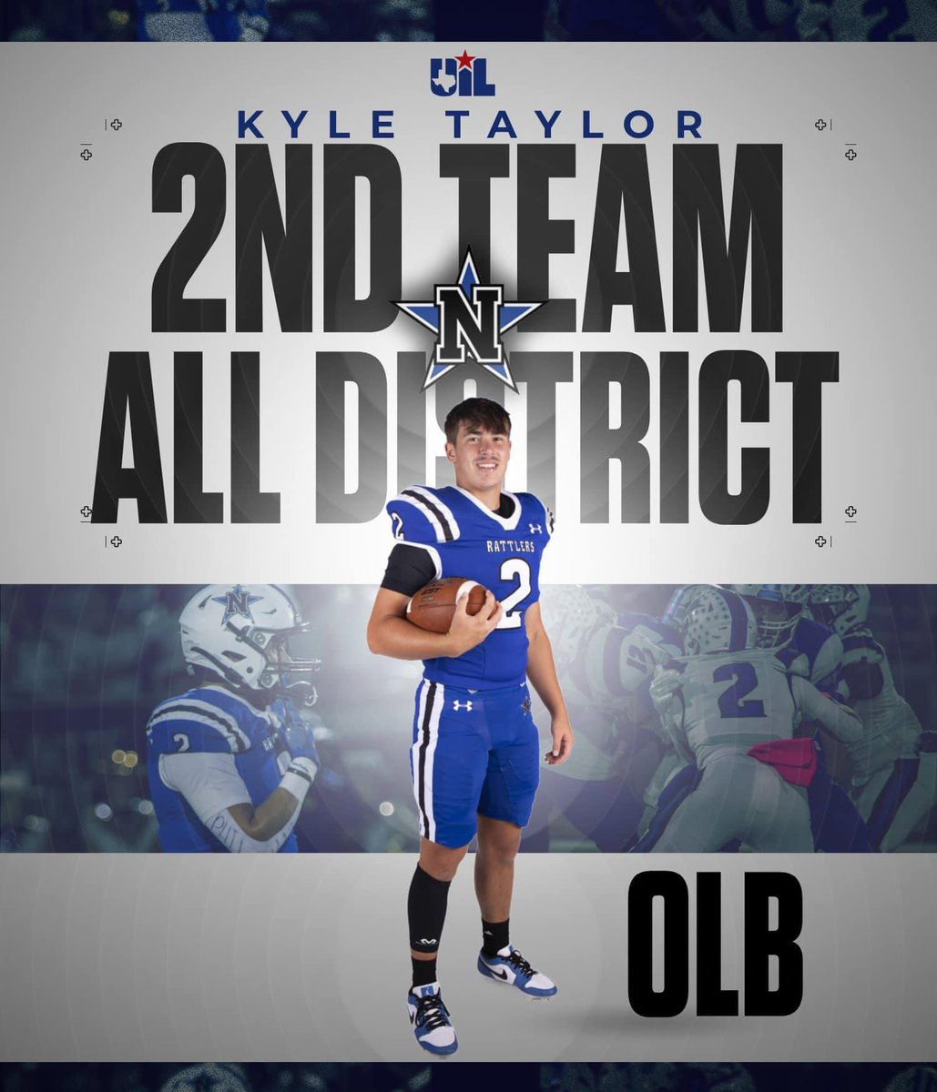 Kyle Taylor (@kylet_06) on Twitter photo I want to thank my coaches and everyone else who has put time and work into me. Senior year was the best ending to my high school football career I could have asked for. I am happy to announce that I got 2nd Team All District LB! <a href="/RecruitNavasota/">Navasota Football Recruiting</a> <a href="/Nav_Athletics/">Navasota Athletics</a> <a href="/FBCoach_Taylor/">Coach Taylor</a> I want to thank my coaches and everyone else who has put time and work into me. Senior year was the best ending to my high school football career I could have asked for. I am happy to announce that I got 2nd Team All District LB! <a href="/RecruitNavasota/">Navasota Football Recruiting</a> <a href="/Nav_Athletics/">Navasota Athletics</a> <a href="/FBCoach_Taylor/">Coach Taylor</a>