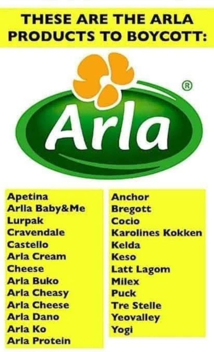 johan_lg2's tweet photo. Behåll hälsan, undvik Arla. https://t.co/hhdh3Jon1M