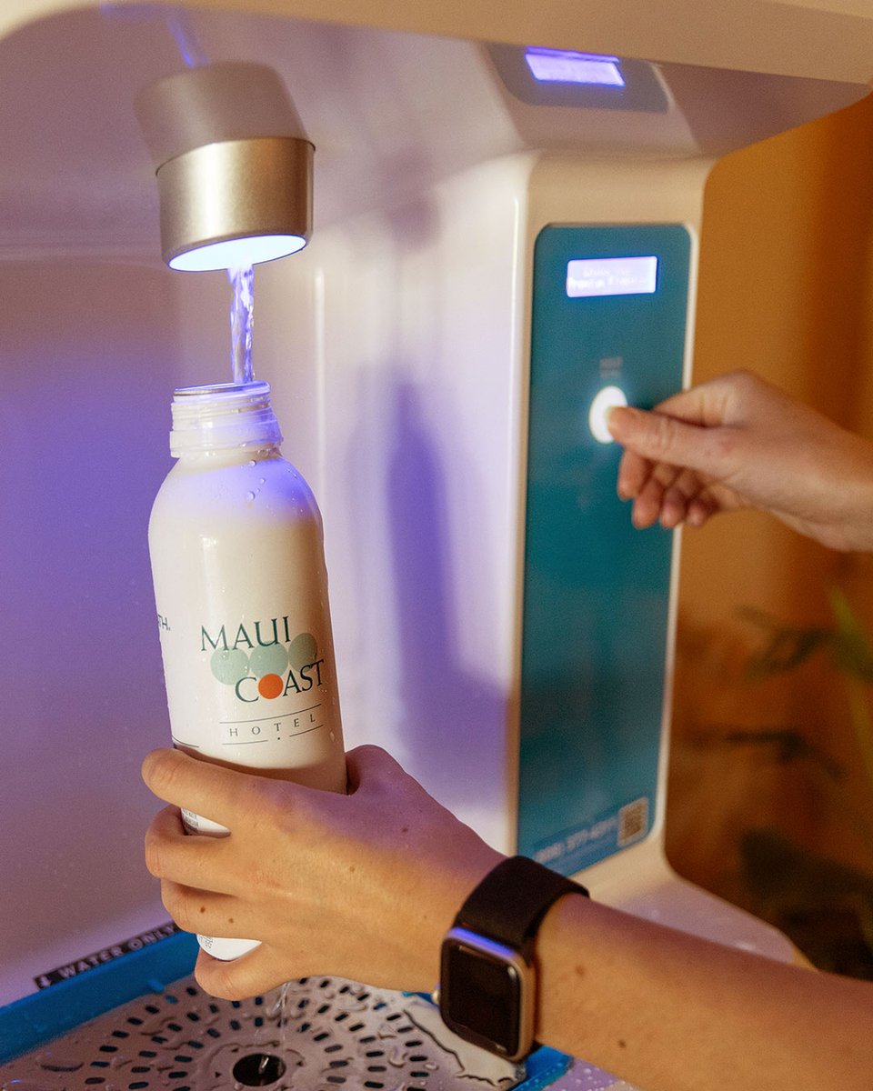 MauiCoastHotel's tweet photo. FloWater stations are now available in four areas of the resort, providing safe and refreshing drinking water. Guests of the Kai Tower receive a complimentary Maui Coast branded tin water bottle.
#flowater #cleanwater https://t.co/sDsBCPm6GQ