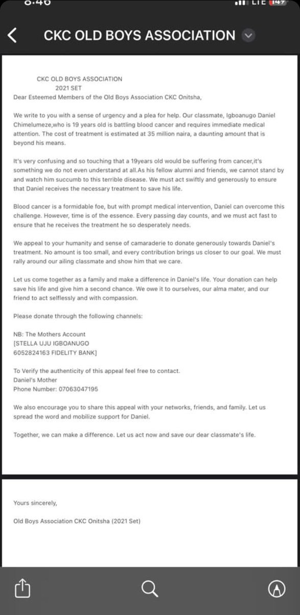 Please help save the soul of a brother, Friend and class mate We are counting on you. Please Time is of the essence God Bless you.