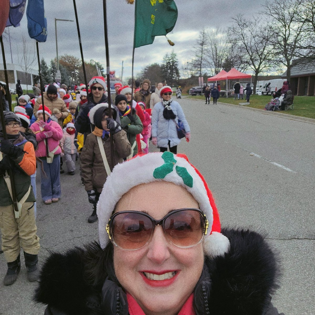 The things we do... 🙄😄
Was a tad cold for this year's Annual Mississauga Santa Parade with a few local Scout groups joining us! 
#1sterindalescouts #santaclausparade #scoutevents #meandmyboy #whendidhegrow #xmasseason