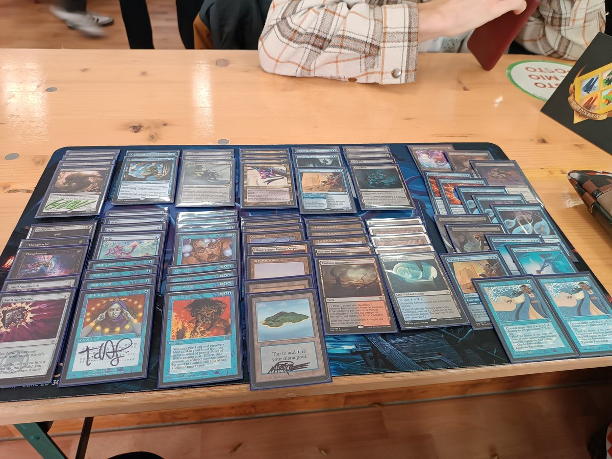 6-2 at the <a href="/4Tournaments/">4SeasonsTournaments</a> Legacy main event with dimir Jempo. Almost there losing the win and in for the 8 After a great run starting 0-1!!
Matchups
Ruby storm X
Cloudpost V
Rg eldrazi V
Sultai mid V
Doomsday V
BG cradle V
Mirror V
Mystic forge X