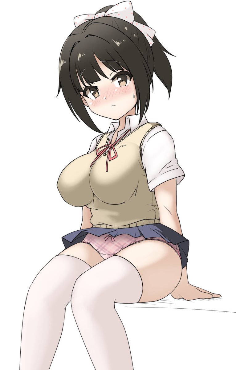 [清書版]このくらいの、なんもしなくてもぱんつ丸見えな痴女的ミニスカートを
「痴女ミニ」と呼び、好んでおります 