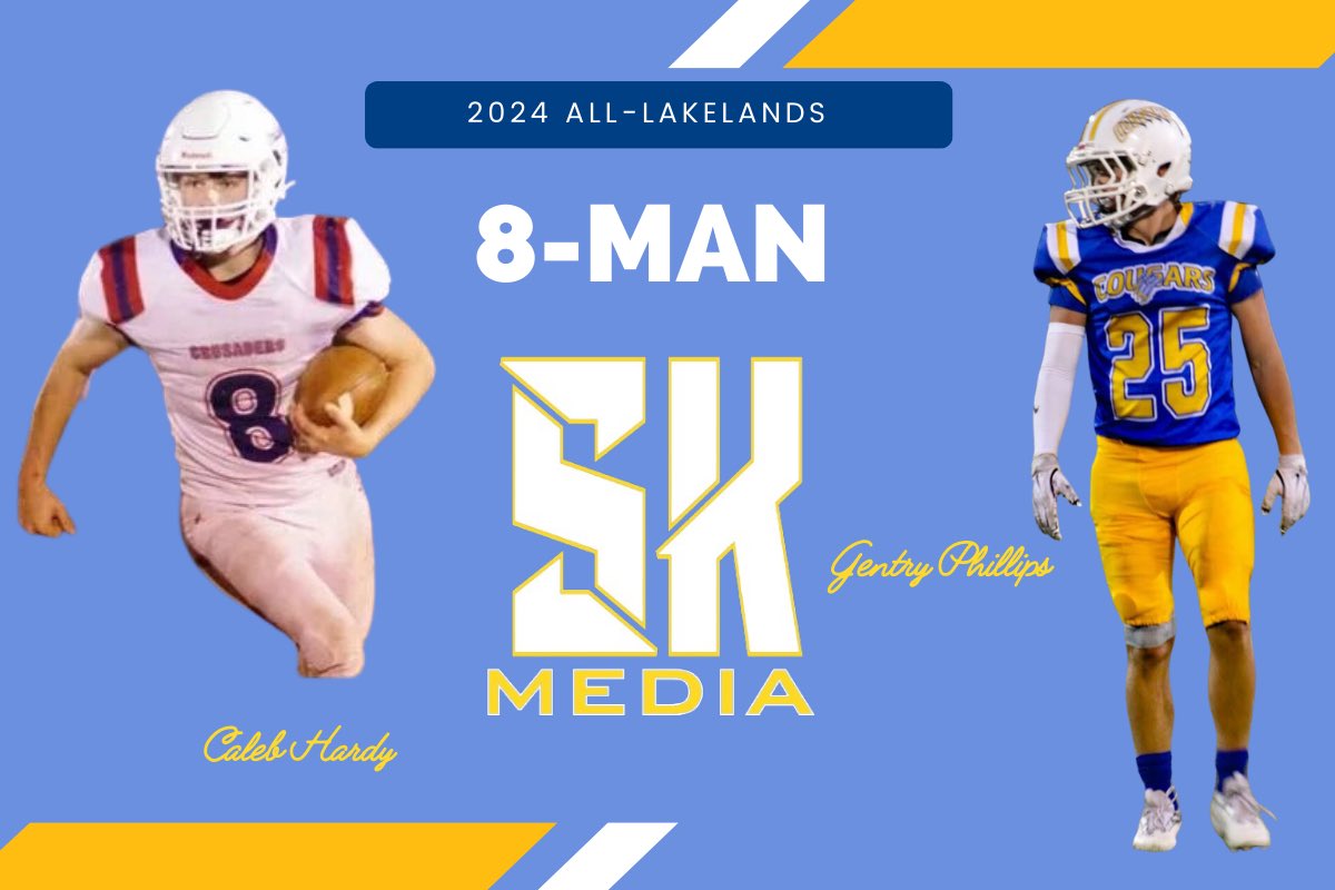 SK Media All-Lakelands Second Team Athlete, Special Teams, and 8-man!