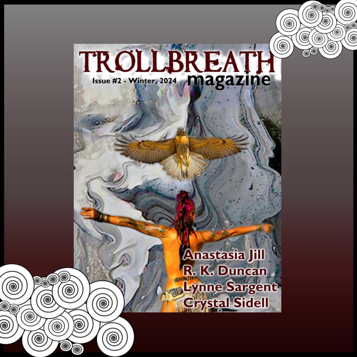 a_h_manners's tweet image. My fantasy story &quot;Ten Thousand Years Walking the Godsroad&quot; is available from today in
Trollbreath Magazine. Happy to see this one out in the world, it was great fun to write. magazine.trollbreath.com