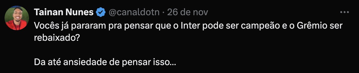 JÁ PARARAM PRA PENSAR?