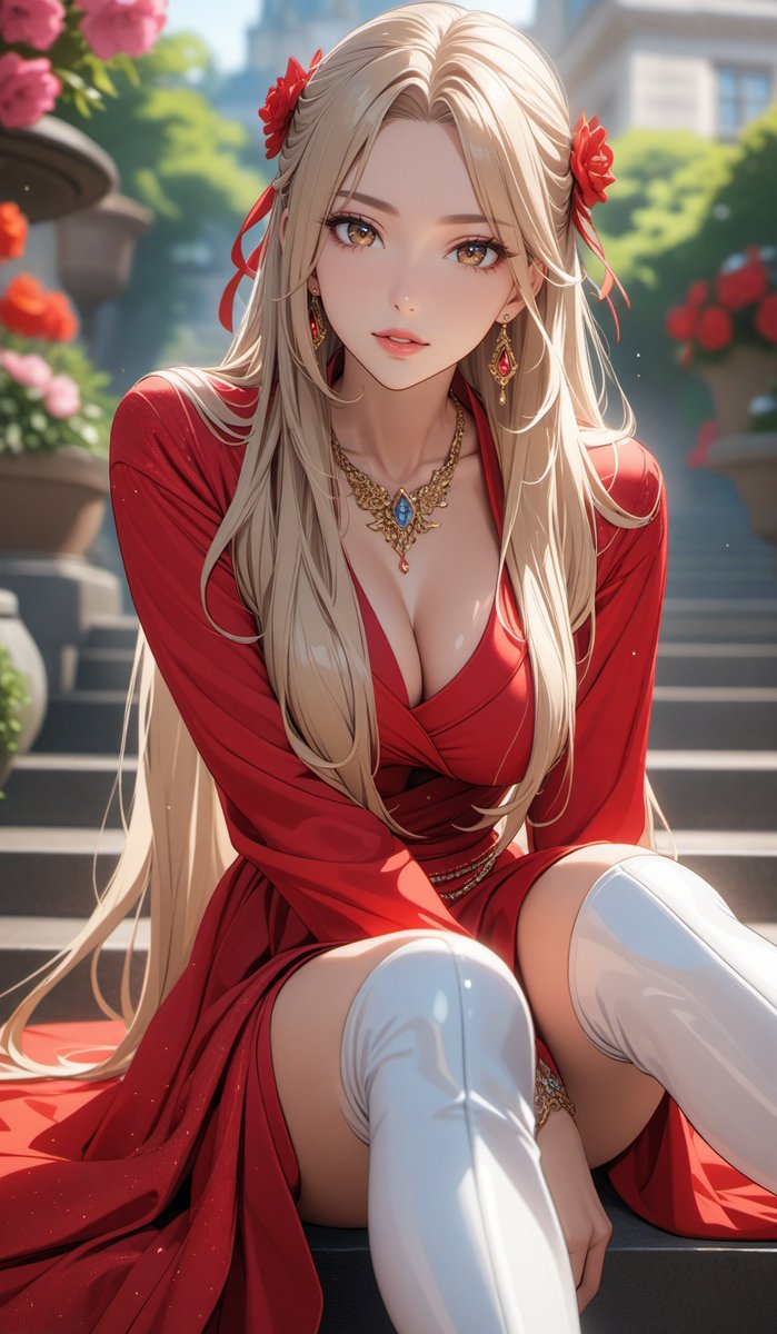 Red and white