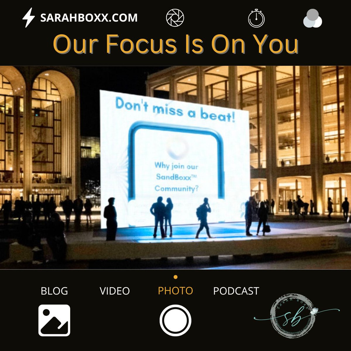 Our community is growing, and we couldn’t be more excited to welcome new #leaders from our website, social media, and strategy sessions. Keep building connections and driving change together.

Connect here: bit.ly/49uxYUD

#FocusOnCommunity #SandBoxx #OurFocusIsOnYou