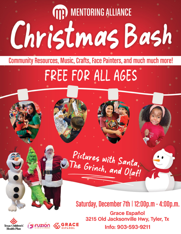 ChapelHill_ISD's tweet image. 🎄CHRISTMAS BASH ALERT! 🎁Join us for the Mentoring Alliance Christmas Bash on Saturday, December 7th from 12:00 - 4:00 PM! Fun, festive activities for Chapel Hill families —this FREE, family-friendly event is one you don’t want to miss! 🎅🏼 #ChristmasBash #FamilyFun #ChapelHill