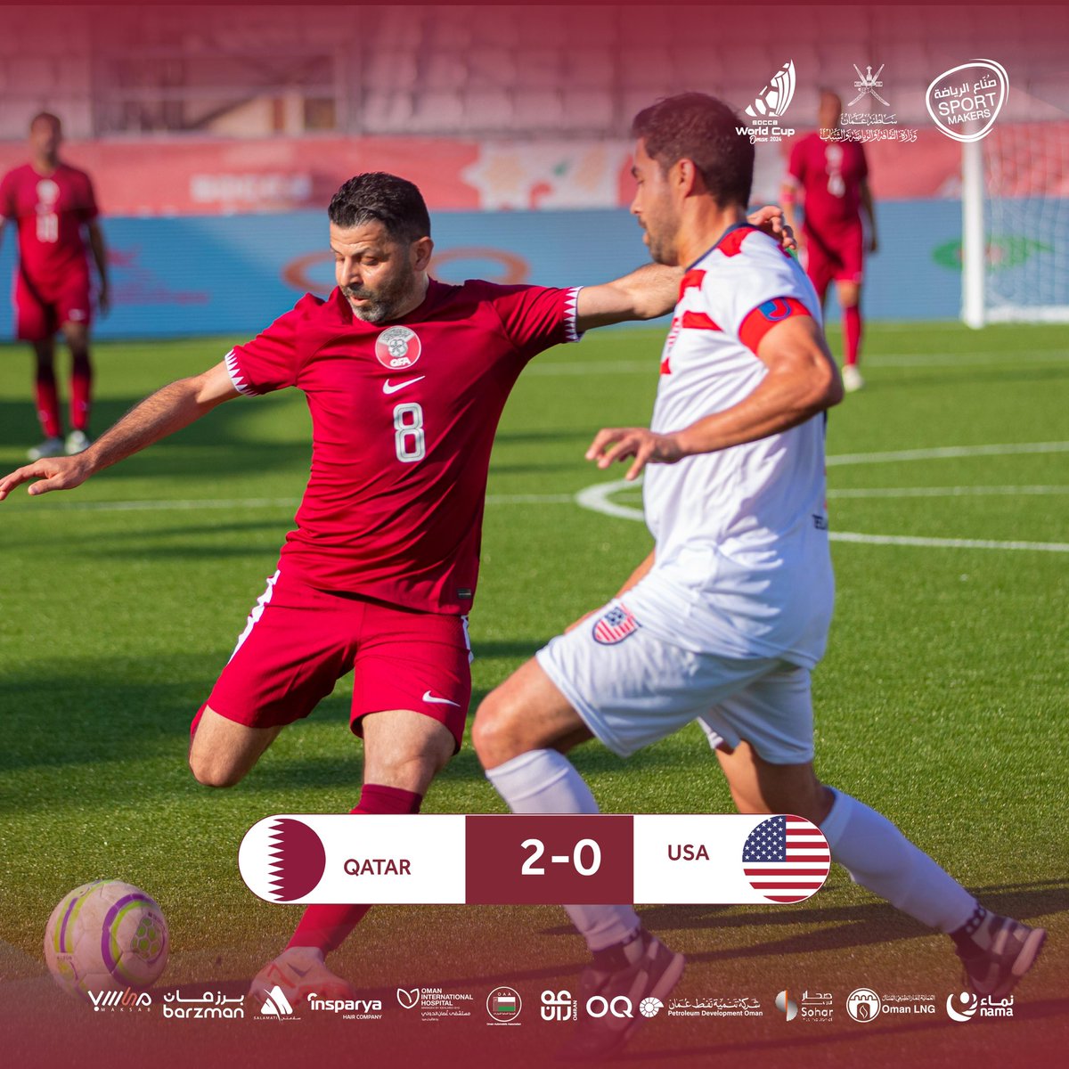 SportMakers_om's tweet photo. نتائج مباريات اليوم الثالث 🏟️
#كأس_العالم_سوكا #صناع_الرياضة
Third day matches scores ⚽️
#SoccaWorldCup #SportMakers https://t.co/pDgrXBrHV6