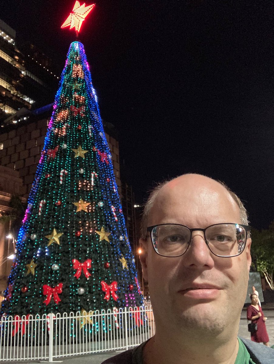 Getting ready for the #ICRI2024 organised bya great team at <a href="/CSIRO/">CSIRO</a> and soaking the Christmass atmosphere in Brisbane. icri2024.au