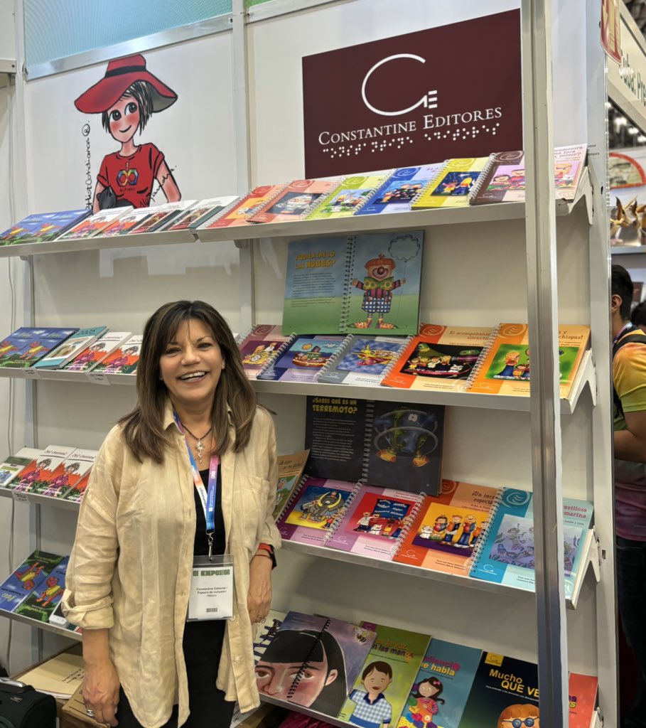 constantineedit's tweet image. ¡Estamos en la @FILGuadalajara!❤️📚

Te invitamos a visitarnos en el stand de inclusión JJ46, en el área internacional. Descubre y conoce la amplia selección de títulos que reflejan nuestro compromiso con el conocimiento, la cultura y la inclusión. 🙌🤓

#FIL2024 #Braille
