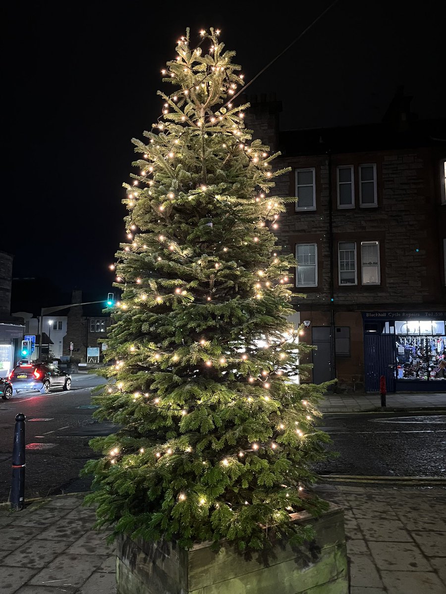 The board of Blackhall Community Trust hopes you’re all enjoying the lovely Christmas tree outside Craigcrook Deli and Coffee Shop in ‘the dip’! 

Many thanks to Craigleith Blackhall Community Council, <a href="/CatalystEPS/">Catalyst EPS</a> and Craigcrook Deli and Coffee Shop.