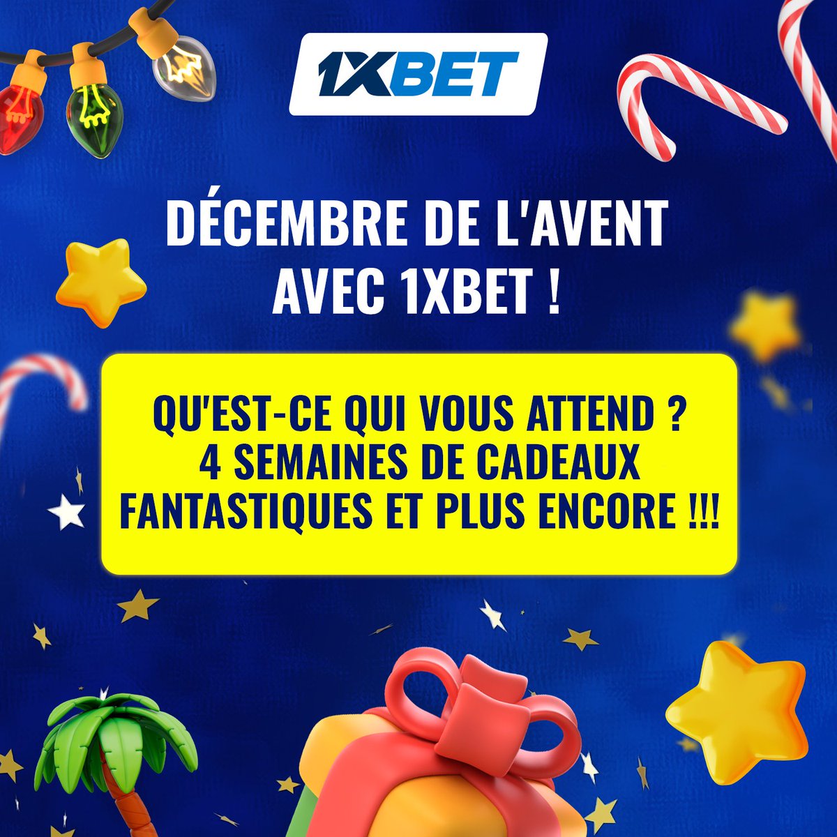 1xbet_mg's tweet photo. 🎁 L'Avent de décembre avec 1xBet 🎄
Les cadeaux s'agrandissent chaque semaine ! 😍 De plus, des surprises incroyables vous attendent 💡
Faites défiler le carrousel pour tout savoir sur notre #1xBetAdvent ✨
#AventContest #1xBetFootball https://t.co/WCO8qdyeY8
