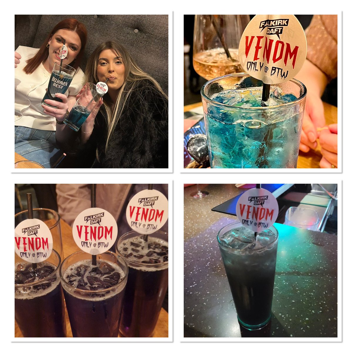 Falkirkdaft's tweet image. It’s been a busy weekend at one of our sponsors for FD Venoms - EXCLUSIVE at @BTWFalkirk🍹