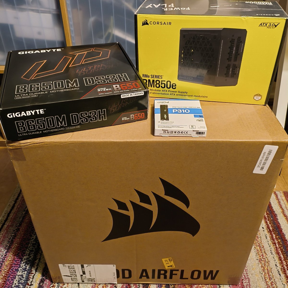 The parts pile for our first build order is growing! And powered by these #BlackFriday deals! #SideHustle #NewPC  #ChristmasGiftIdea