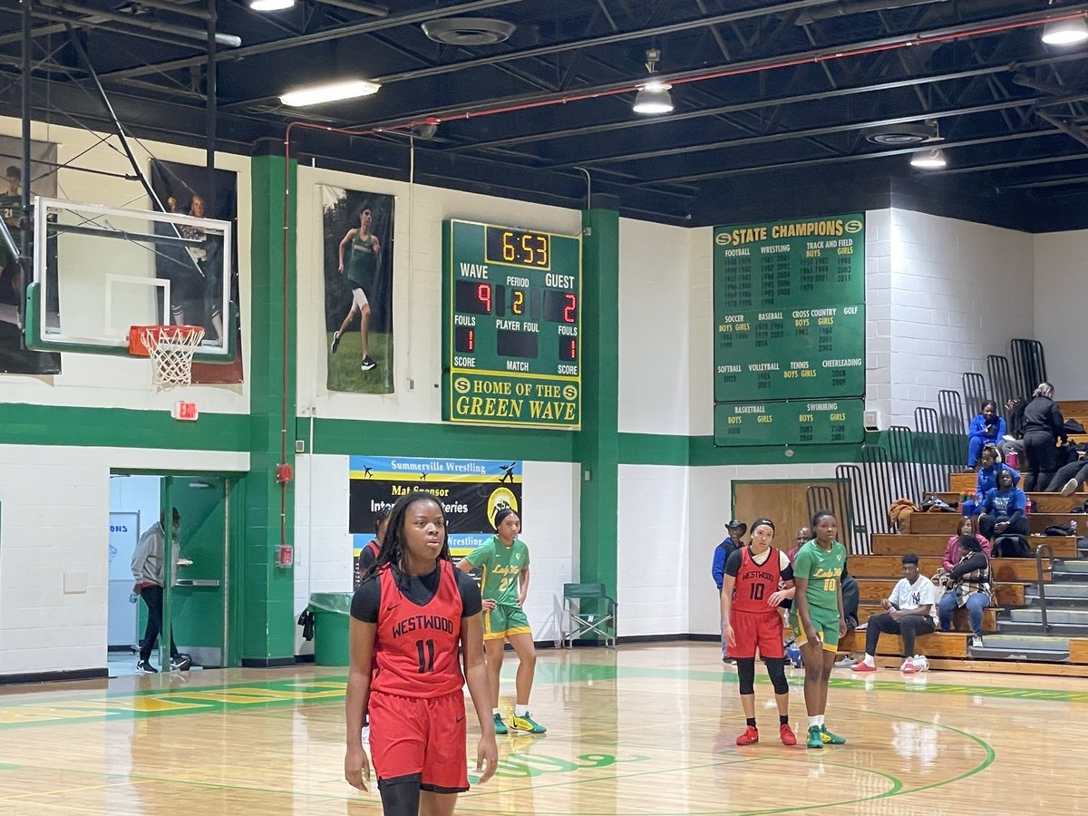 Prep Girls Hoops South Carolina (@pgh_scarolina) on Twitter photo Burke defeats Beaufort in a close one 38-34.
Westwood vs Summerville hear in the Championship Game of the TKC Basketball Tourney. Summerville leads the Redhawks 22-7 at the halftime break. <a href="/Madelyn_Marsaa/">Madelyn R. Marsaa</a>
#PrepGirlsHoops #SwannysRoundballReview Burke defeats Beaufort in a close one 38-34.
Westwood vs Summerville hear in the Championship Game of the TKC Basketball Tourney. Summerville leads the Redhawks 22-7 at the halftime break. <a href="/Madelyn_Marsaa/">Madelyn R. Marsaa</a>
#PrepGirlsHoops #SwannysRoundballReview
