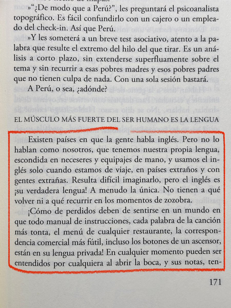 CarlosOlivoV's tweet photo. Yo le hubiese dado el Nobel sólo por este par de párrafos😀 https://t.co/GuWnnW1LLN