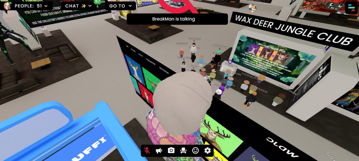 mikejesstrick's tweet photo. @thenftopia @WUFFI_Inu #wuftopia #metaversedweller i was going around taking pics of everyone there at wufftopia https://t.co/yzRhsQXi39