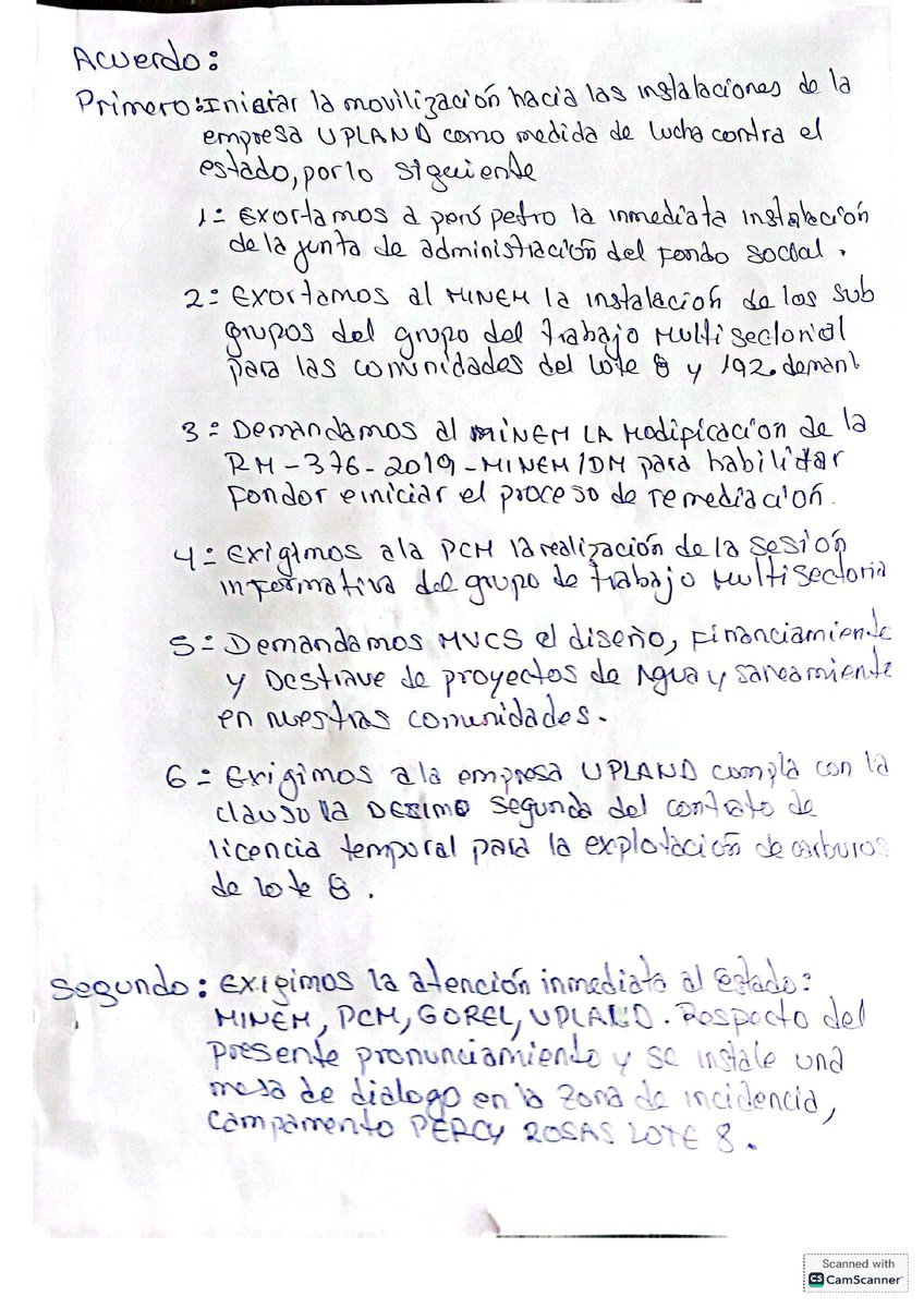 🚨#PRONUNCIAMIENTO Comunidades indígenas de la #FECONACO anuncian inicio de movilización indefinida en Villa Trompeteros, #Loreto. Demandan el cumplimiento de acuerdos de #ConsultaPrevia y atención estatal a problemáticas en sus territorios.
