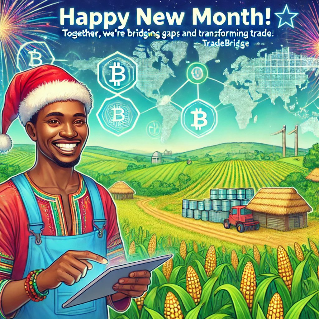 landaDEX's tweet photo. Happy New Month!🌾

As we welcome the final chapter of 2024, we’re proud of the progress we’ve made at TradeBridge:
🌟 Empowering African farmers
🌐 Building a transparent blockchain marketplace
📈 Connecting local markets to global buyers
#HappyNewMonth #BlockchainForGood https://t.co/GtLa0w4PjL