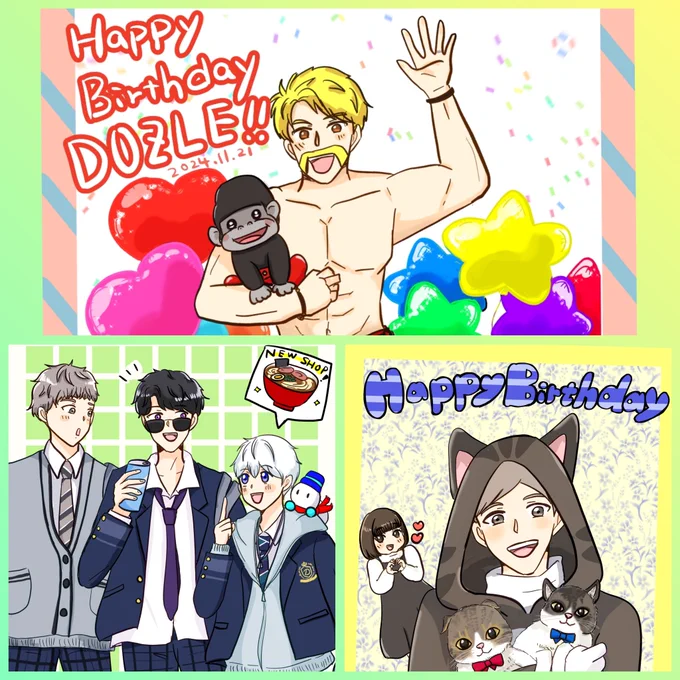 #今月描いた絵を晒す 
11月～!! 