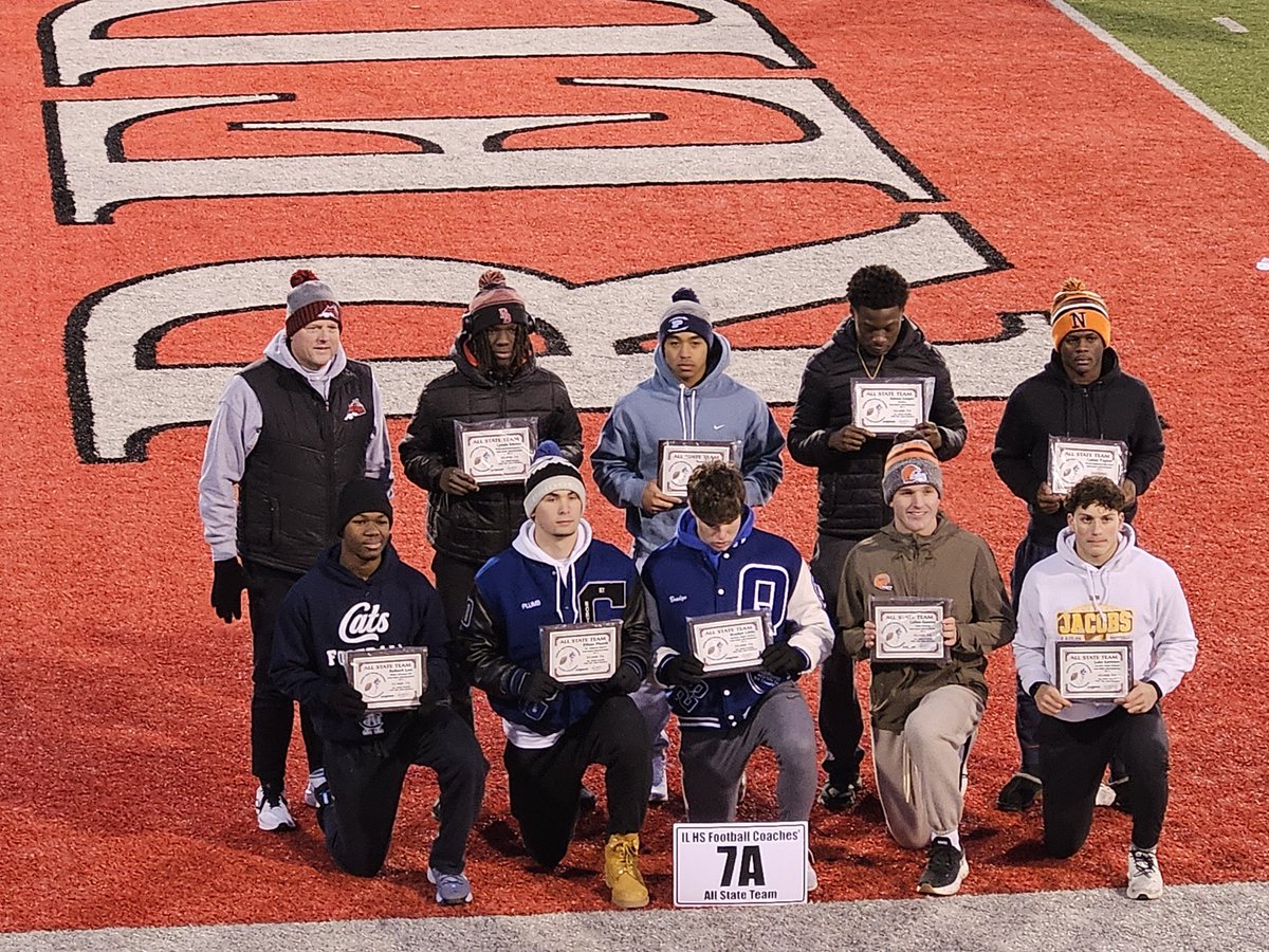 I received my plaque for 7A All State at ISU last night. It was an honor to stand with and be recognized with the best players in the state.