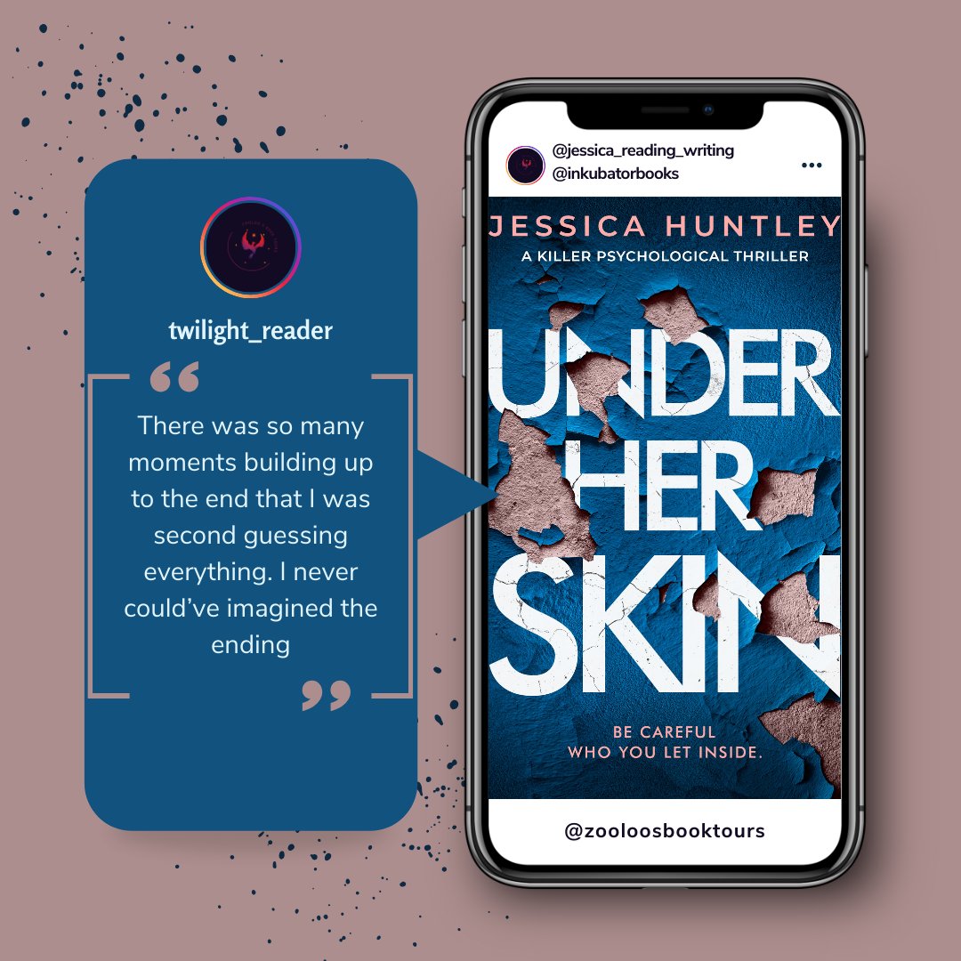 ZooloosBT's tweet photo. Today on the book tour for #UnderHerSkin we saw a fab post by #twilight_reader ~ You can read all the reviews here ~ https://t.co/PSmtCSWtfx
Up next is @beinghannahmay and #elves_entertaining_reads ~ See you tomorrow!
@jess_read_write @inkubatorbooks
#ZooloosBookTours https://t.co/g4zxn5a8av