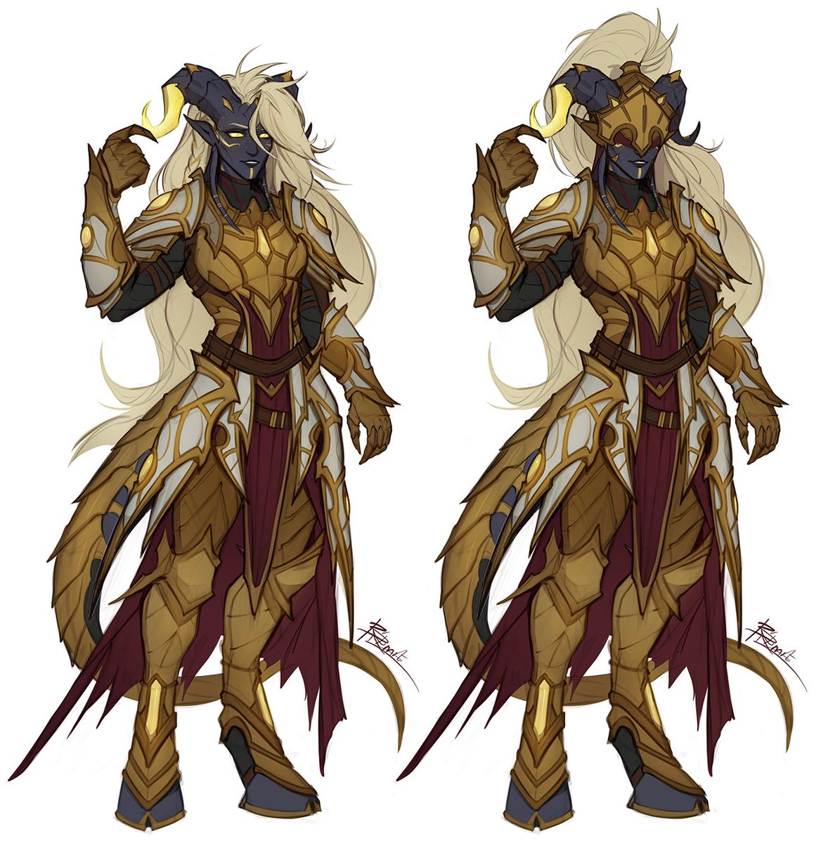 Velaa, sketch design cmm 🧡
I missed drawing draenei