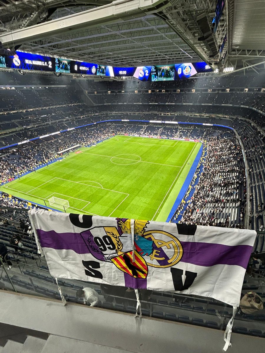 ovvalencia99's tweet photo. RMCF-Getafe #RealMadridGetafe #ov1992 #presentes #ontour #santiagobernabeu https://t.co/0T7tqyg4w3