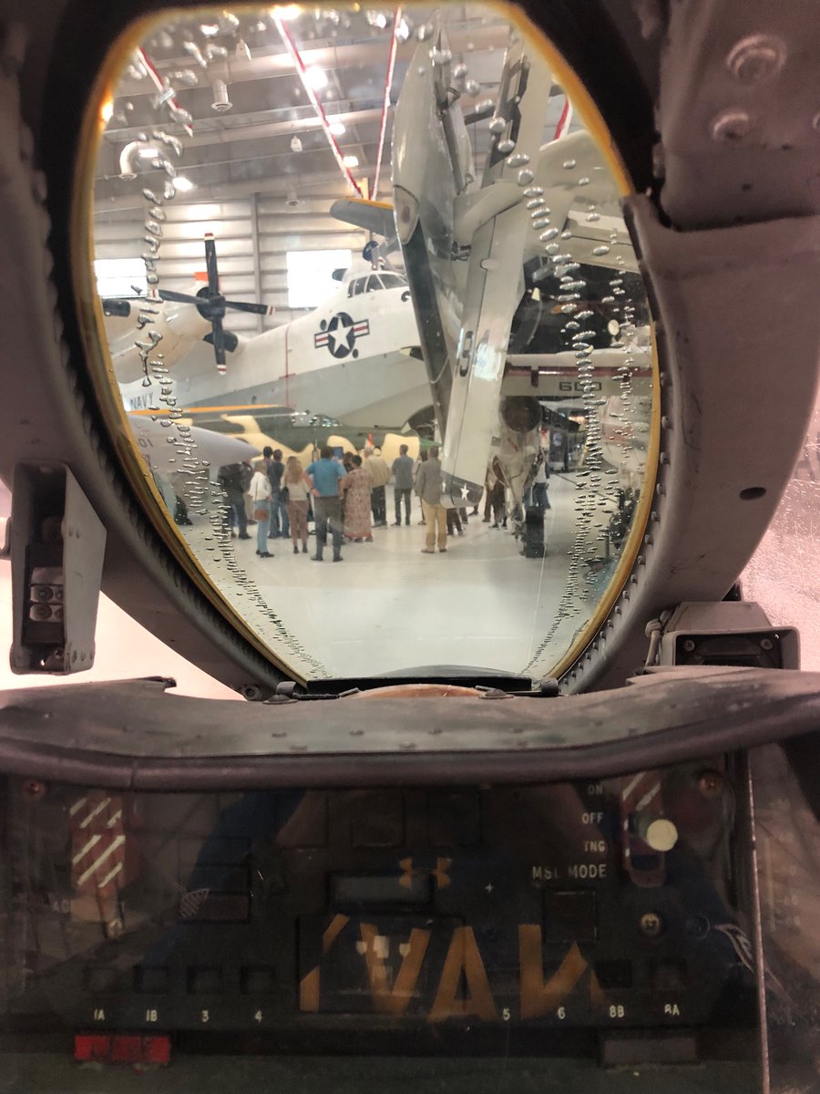 We may not fly them anymore, but being able to sit in a Tomcat for a few minutes ranks as one of the coolest things I’ve gotten to do in the Navy. Check out the National Naval Aviation Museum if you ever get the chance! Really cool place!

 Excited to make NAS Pensacola my new