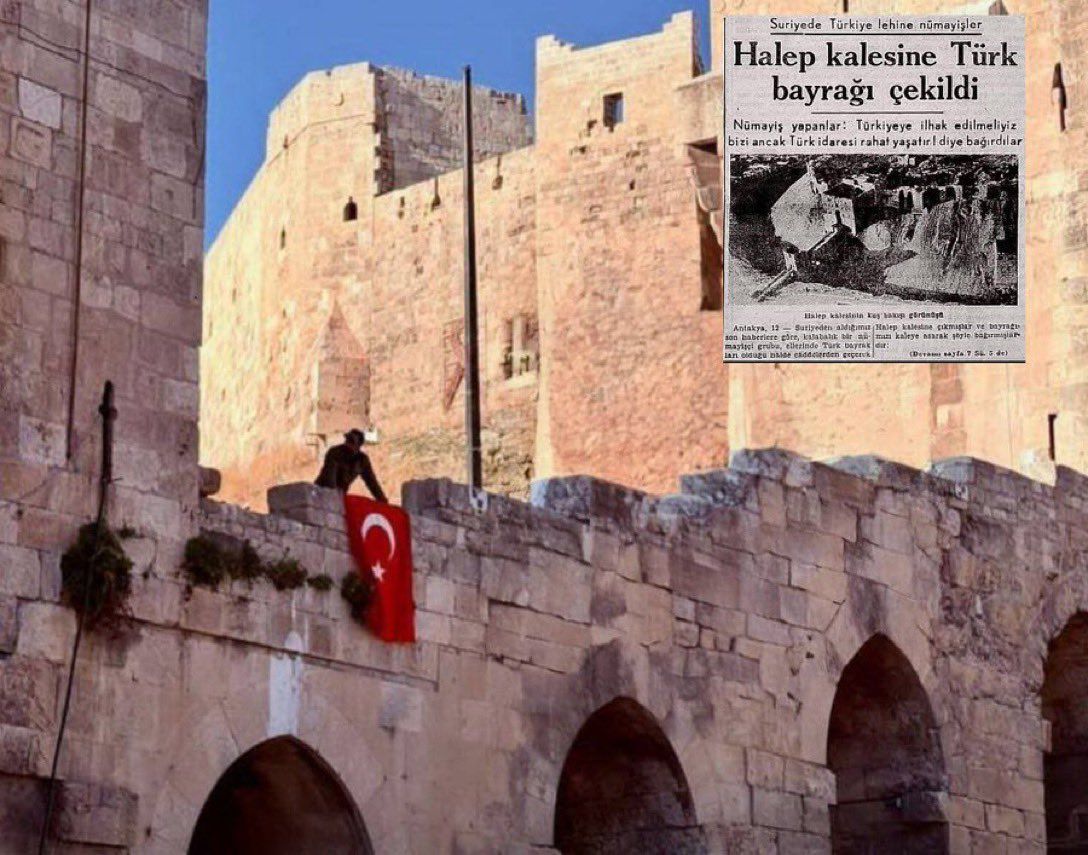 Halep Kalesine 100 yıl sonra tekrar şanlı Türk Bayrağımızın asılmasının ardından, 2022 yılında Ülkü Ocakları Genel Başkanı Ahmet Yiğit Yıldırım tarafından MHP lideri Devlet Bahçeli’ye takdim edilen Misak-ı Milli Haritası sosyal medyanın gündemine oturdu.

#halep