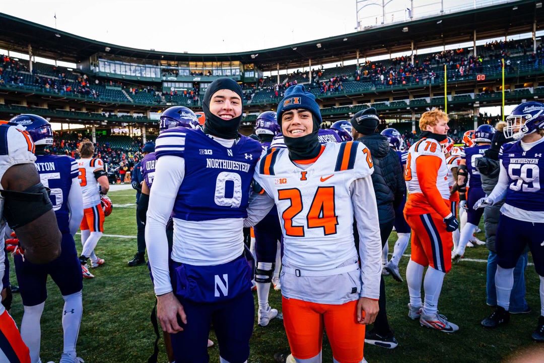 Two Huskies competing at Wrigley….Congrats David on the win