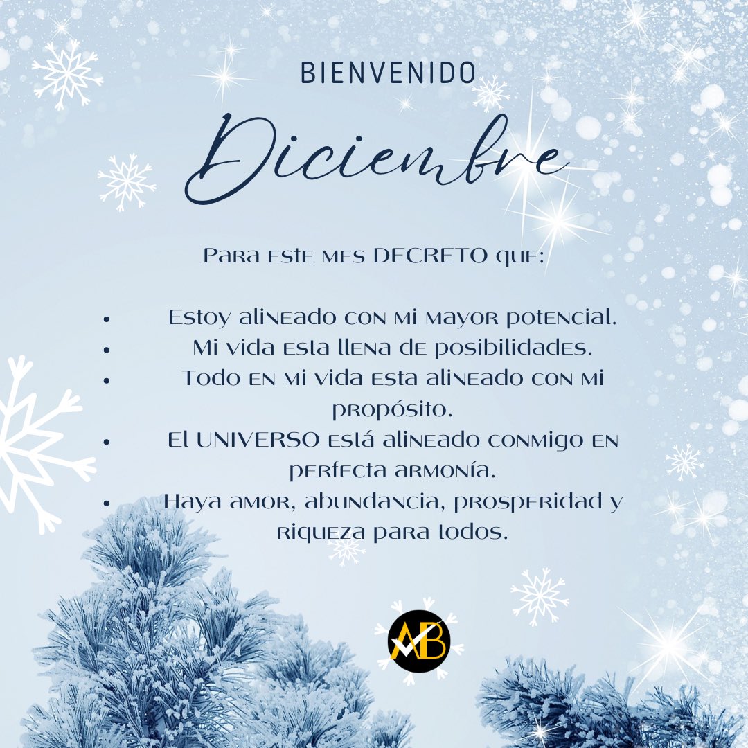 arturblancs's tweet photo. Bendecido inicio del mes más espectacular y anhelado para much@s.
#BendecidoDiciembre🙏🏻🎄❄️☃️
#FelizInicioDeDiciembre https://t.co/UgE7H7mSRI