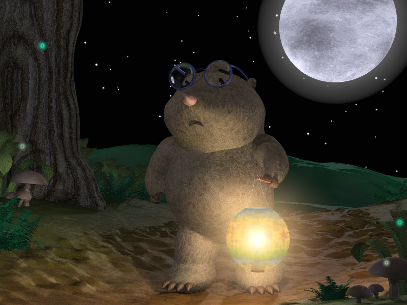 Old_School_3D's tweet image. Late-Night Moey, by Bernard Lim (1998)