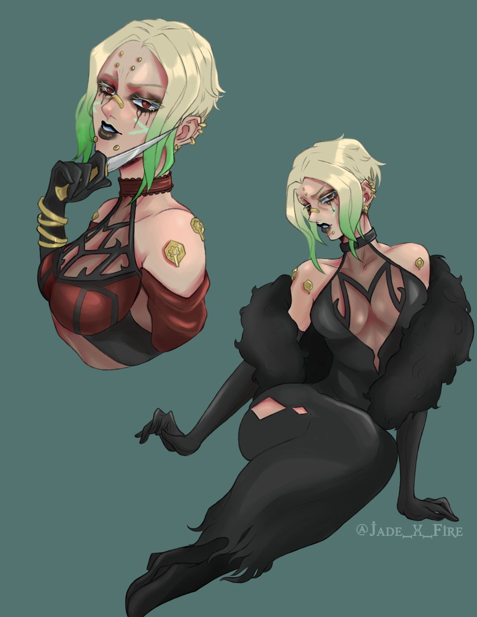 Jade_X_Fire's tweet image. Chem-Baron Margot of Arcane 🕷️🔥!!! 

#Arcane #ArcaneSeason2  #Margot #arcanefanart