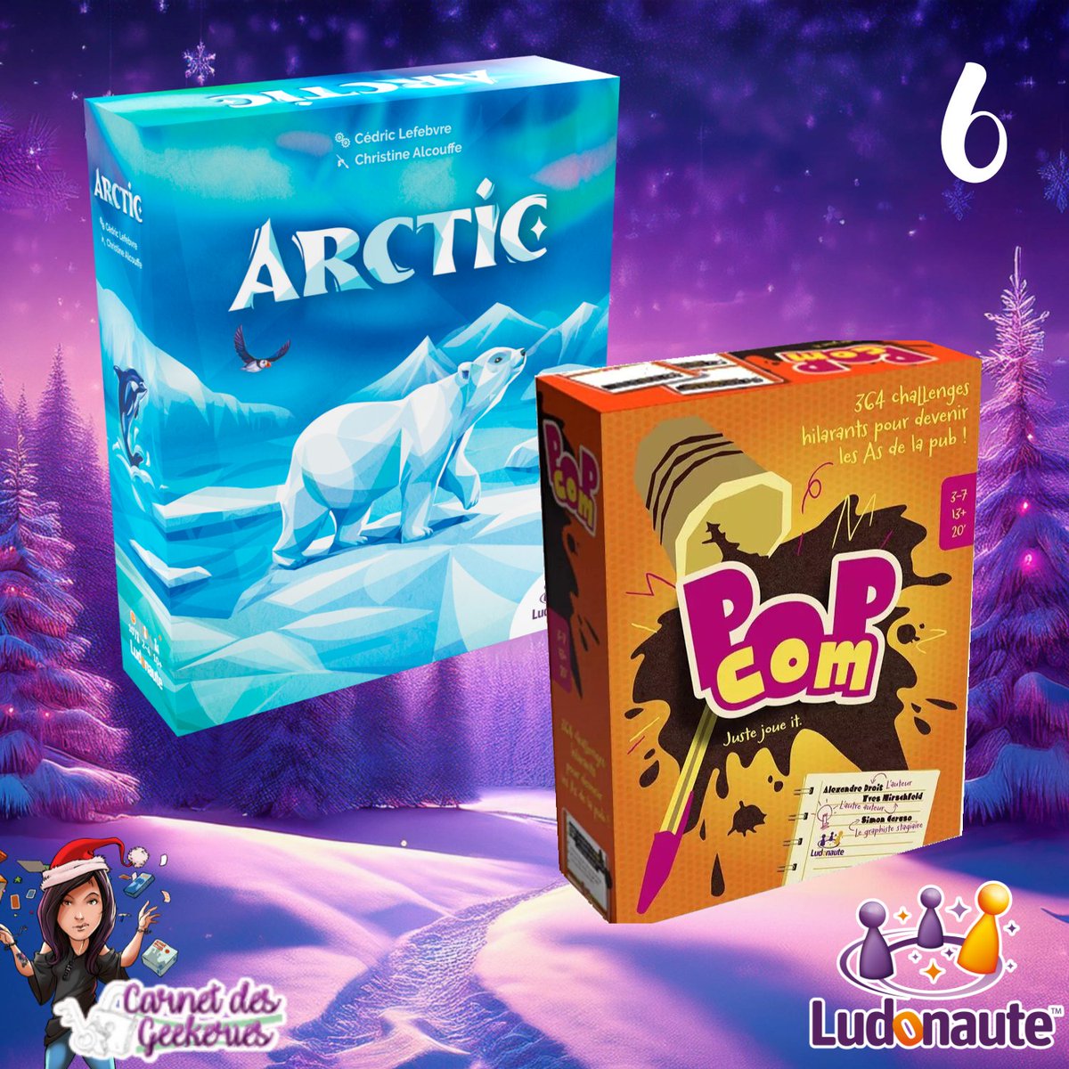 _Hina___'s tweet image. #CONCOURS 🎄𝐂𝐚𝐥𝐞𝐧𝐝𝐫𝐢𝐞𝐫 𝐝𝐞 𝐥'𝐀𝐯𝐞𝐧𝐭 🎅 Case n°6
Spéciale Ludonaute

Une journée Ludonaute, avec 3 lots de jeux différents sur les 3 réseaux 🎉

🎁 À gagner : PopCom et Arctic
🎄 RT + Follow @_Hina___ et @ludonaute

🌟 Fin le 09/12/2024
🇫🇷🇧🇪🇨🇭
#j2s #bgg #boardgames