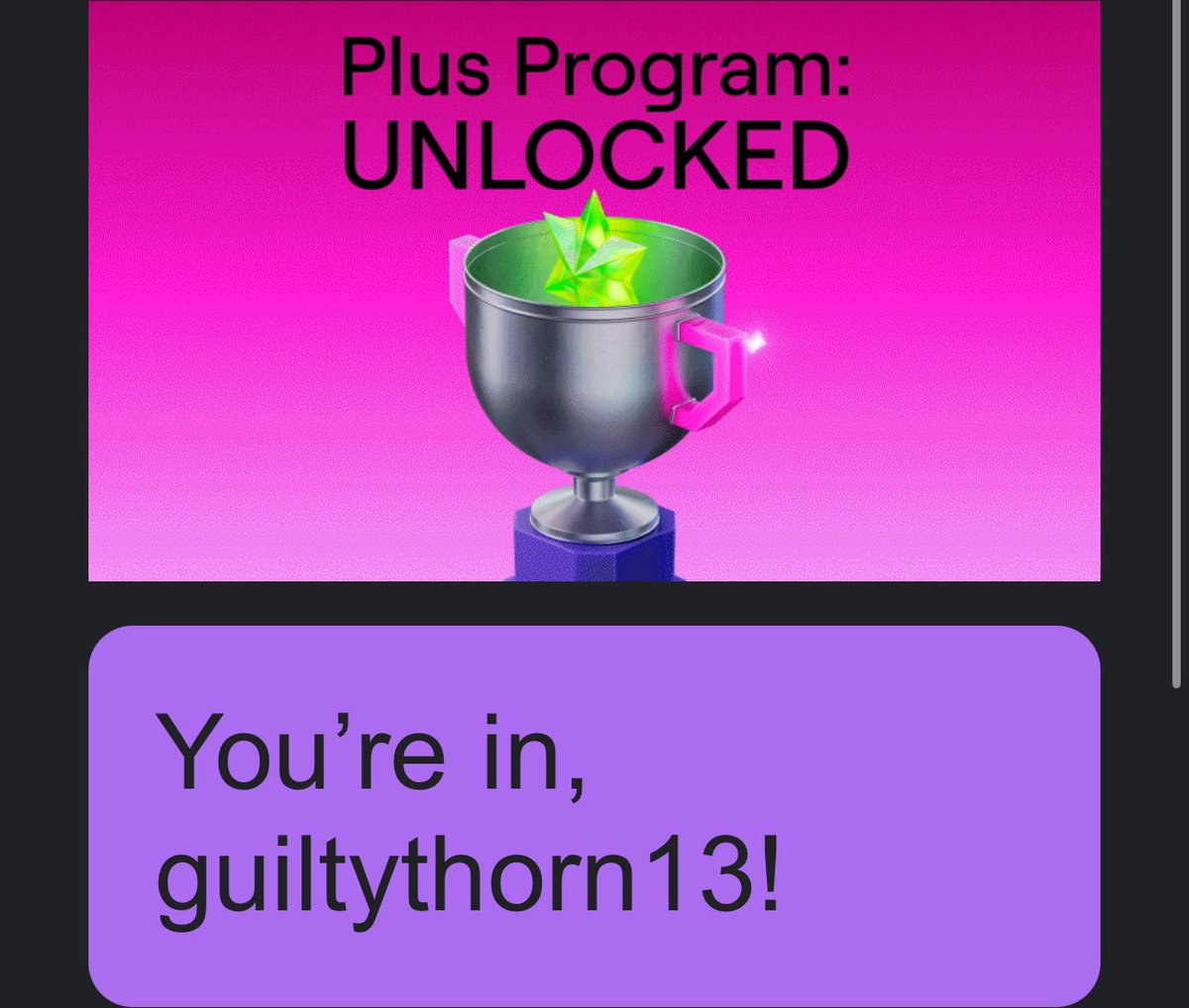 Yay! My thornies we did it! Omg yay! Thank you babes so much!