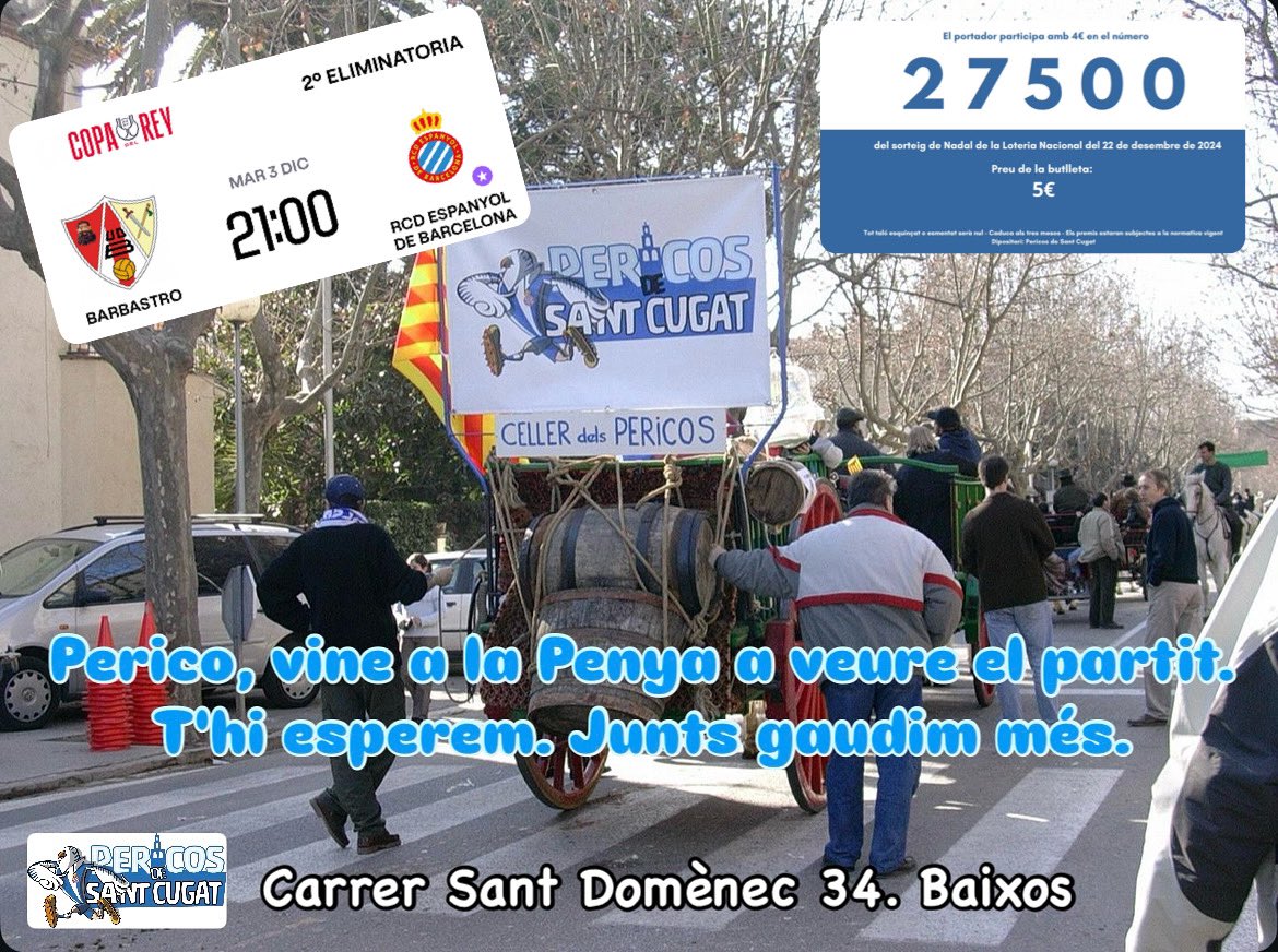 Ara toca la Copa. Som-hi. #RCDE