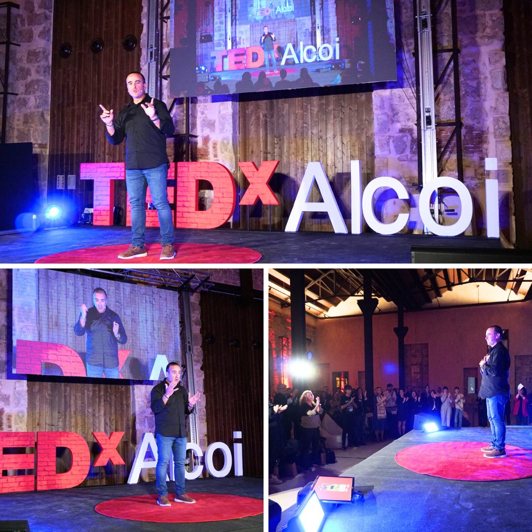 Paco Pascual nos enseñó ayer en TEDxAlcoi cómo el aprendizaje-servicio puede transformar la educación. Con proyectos varios de sus proyetos ha sembrado en su alumnado valores de generosidad, solidaridad y sostenibilidad,
#TEDxAlcoi #SpreadingGenerosity #Alcoi @pacobort