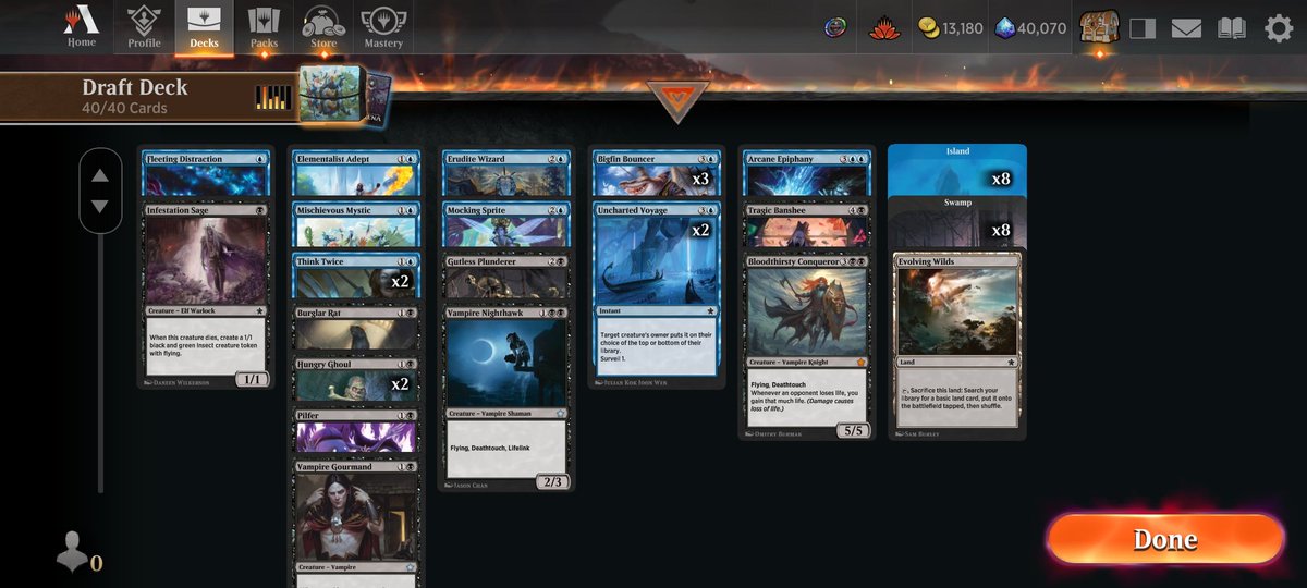 Won 2K at arena open with 2 mediocre decks,4-0 with rw then 4-1 with ub. Still hate this set