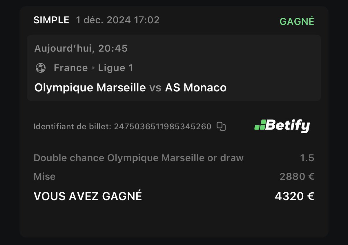 JRPRONOS_'s tweet image. MONTANTE PALIER 2 ☄️✅

𝗝’𝗢𝗙𝗙𝗥𝗘 𝟭 𝗣𝗔𝗬𝗦𝗔𝗙𝗘𝗖𝗔𝗥𝗗 𝗗𝗘 25€ PARMIS LES RT ♻️ ET LES LIKES ❤️ + me FOLLOW ✔️

Rendez vous pour le palier 3 la team ☄️ 

#TeamParieur #OMASM