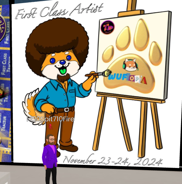 i420Spit710Fire's tweet photo. @thenftopia @WUFFI_Inu #wuftopia #firstclassartist https://t.co/2qrf7yM40E