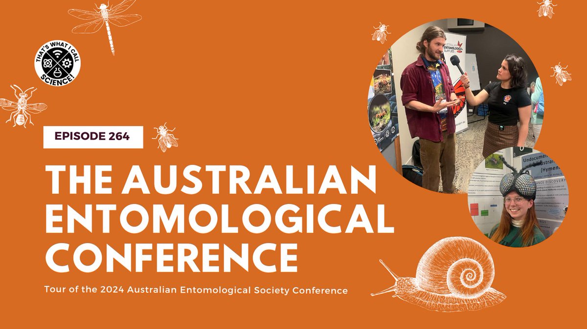 That's What I Call Science π (@thatssciencetas) on Twitter photo πͺ² That's a wrap on our 2024 season! πͺ²
Join us for a special episode from the @AusEntSoc Conference, where @OllyDove and <a href="/EmmaHamasaki/">emma hamasaki</a> uncover the latest buzz in insect science!
π§ Stream now at Edge.org.au
#STEMM #SciencePodcast #Entomology πͺ² That's a wrap on our 2024 season! πͺ²
Join us for a special episode from the @AusEntSoc Conference, where @OllyDove and <a href="/EmmaHamasaki/">emma hamasaki</a> uncover the latest buzz in insect science!
π§ Stream now at Edge.org.au
#STEMM #SciencePodcast #Entomology