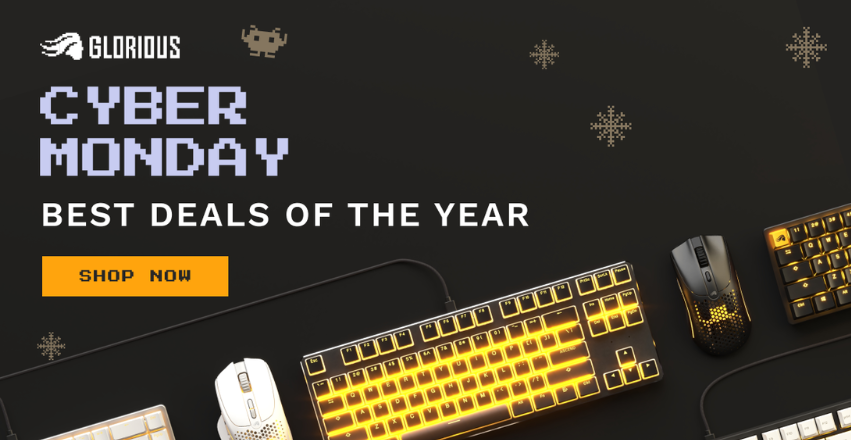 Glorious's tweet photo. 🔥 Cyber Monday Came Early! 🔥
We couldn’t wait to share these epic deals with you! Snag incredible savings sitewide starting NOW. Whether you're upgrading your setup or hunting for the perfect gift, this is your chance to grab your favorites. 

🕒 Hurry! Deals end tomorrow, 12/2. Once they’re gone, they’re gone!