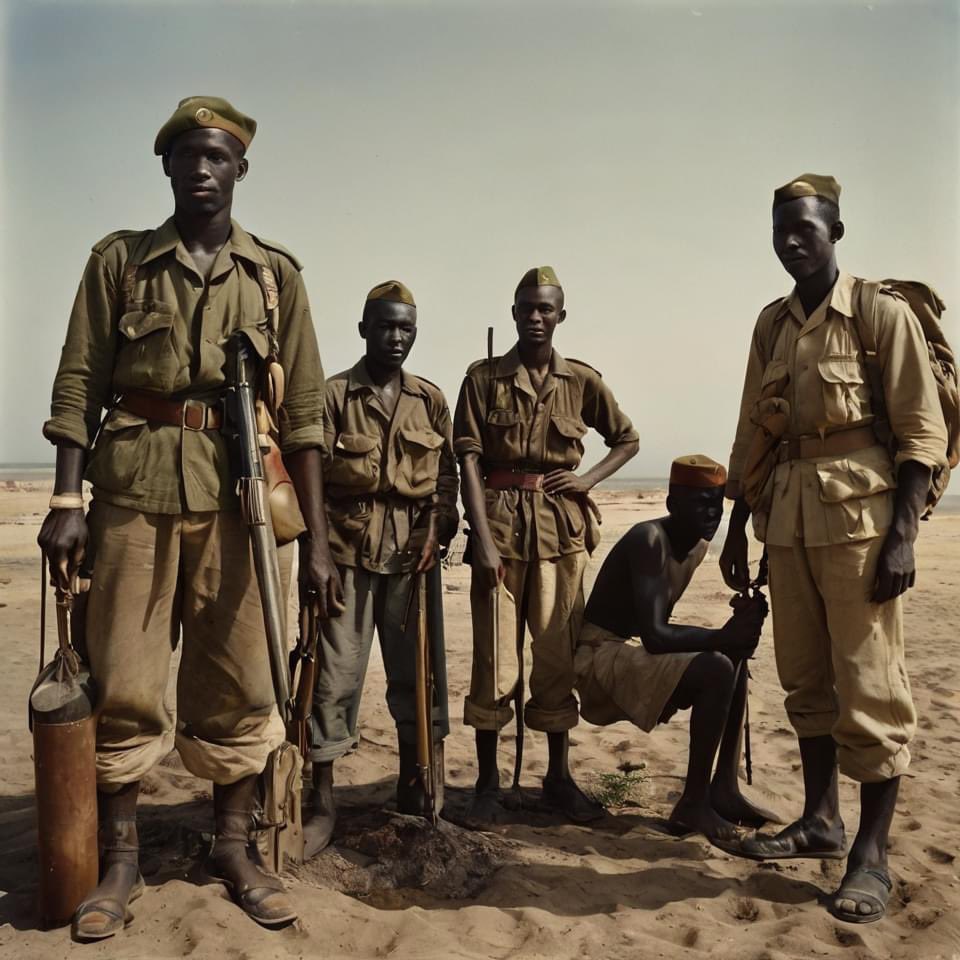 #Thiaroye | 1er décembre 1944 : à Thiaroye, des tirailleurs sénégalais, héros de la Libération, furent massacrés par l'armée française pour avoir réclamé leur solde. Ce crime colonial reste entouré de zones d'ombre. 80 ans plus tard, la quête de vérité et de justice se poursuit.